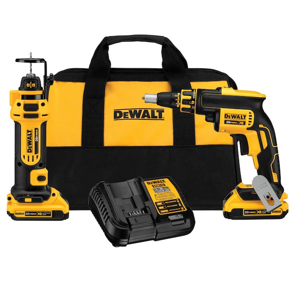 Dewalt 20 volt combo set hot sale