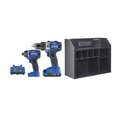 Kobalt 2-Tool 24-Volt Max Brushless Power Tool Combo Kit Case (1-Battery Included and Charger Included)