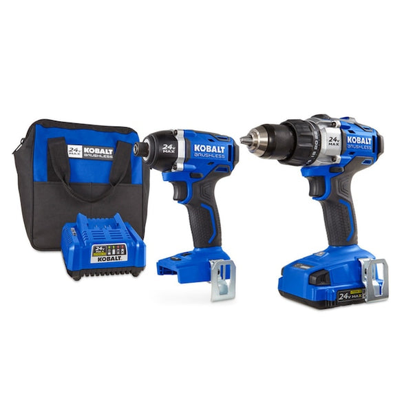 GXL18V-240B22, 18V 2-Tool Combo Kit with 1/2 In. Hammer Drill/Driver,  Two-In-One 1/4 In. and 1/2 In. Bit/Socket Impact Driver/Wrench and (2) 2 Ah  Standard Power Batteries