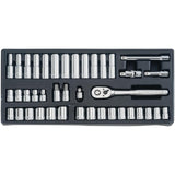 CRAFTSMAN 308-Piece Standard (SAE) and Metric Combination Polished Chrome Mechanics Tool Set (1/4-in; 3/8-in)