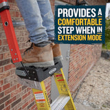 Werner LEANSAFE X5 Fiberglass 14-ft Reach Type 1AA- 375 lbs. Capacity Multi-Position Ladder