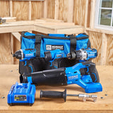 Kobalt 4-Tool 24-Volt Max Brushless Power Tool Combo Kit with Soft Case (1-Battery Included and Charger Included)