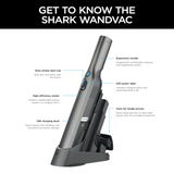 Shark WandVac Cord Free Handheld Vacuum 10.8-Volt Cordless Handheld Vacuum