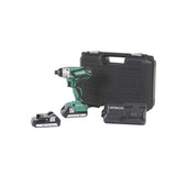 Hitachi 18-Volt Lithium-Ion Cordless 1/4"Impact Driver Kit WH18DGL