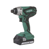 Hitachi 18-Volt Lithium-Ion Cordless 1/4"Impact Driver Kit WH18DGL