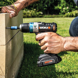 WORX 20-Volt Ai Lithium-Ion Cordless Drill-Driver Kit 3/8'' WX178L