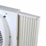 Comfort Zone 9" White Twin Window Fan CZ319WT