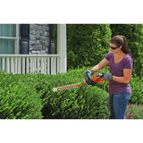 BLACK+DECKER 20" 3.8-Amp Corded Electric Hedge Trimmer BEHTS300