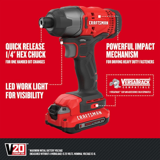 CRAFTSMAN V20 6-Tool 20-volt Max Power Tool Combo Kit with Soft Case –  sodifystore