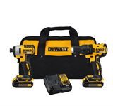 DEWALT  2-Tool 20-Volt Max Brushless Power Tool Combo Kit with Soft Case (2-Batteries and charger Included)